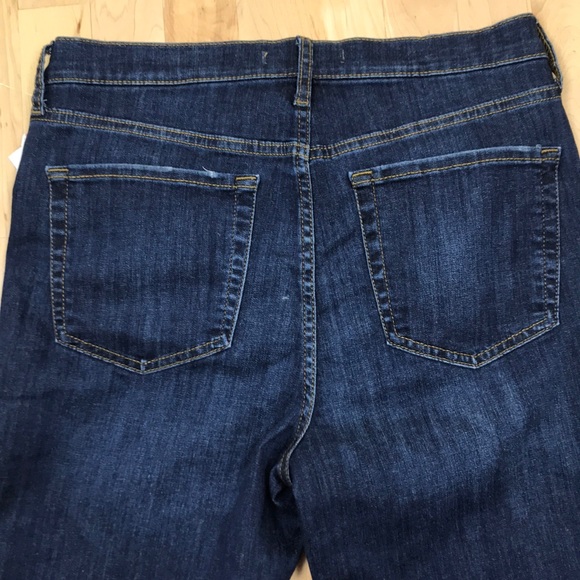 Free People | Busted Knee Dark Wash Jeans - Picture 5 of 8